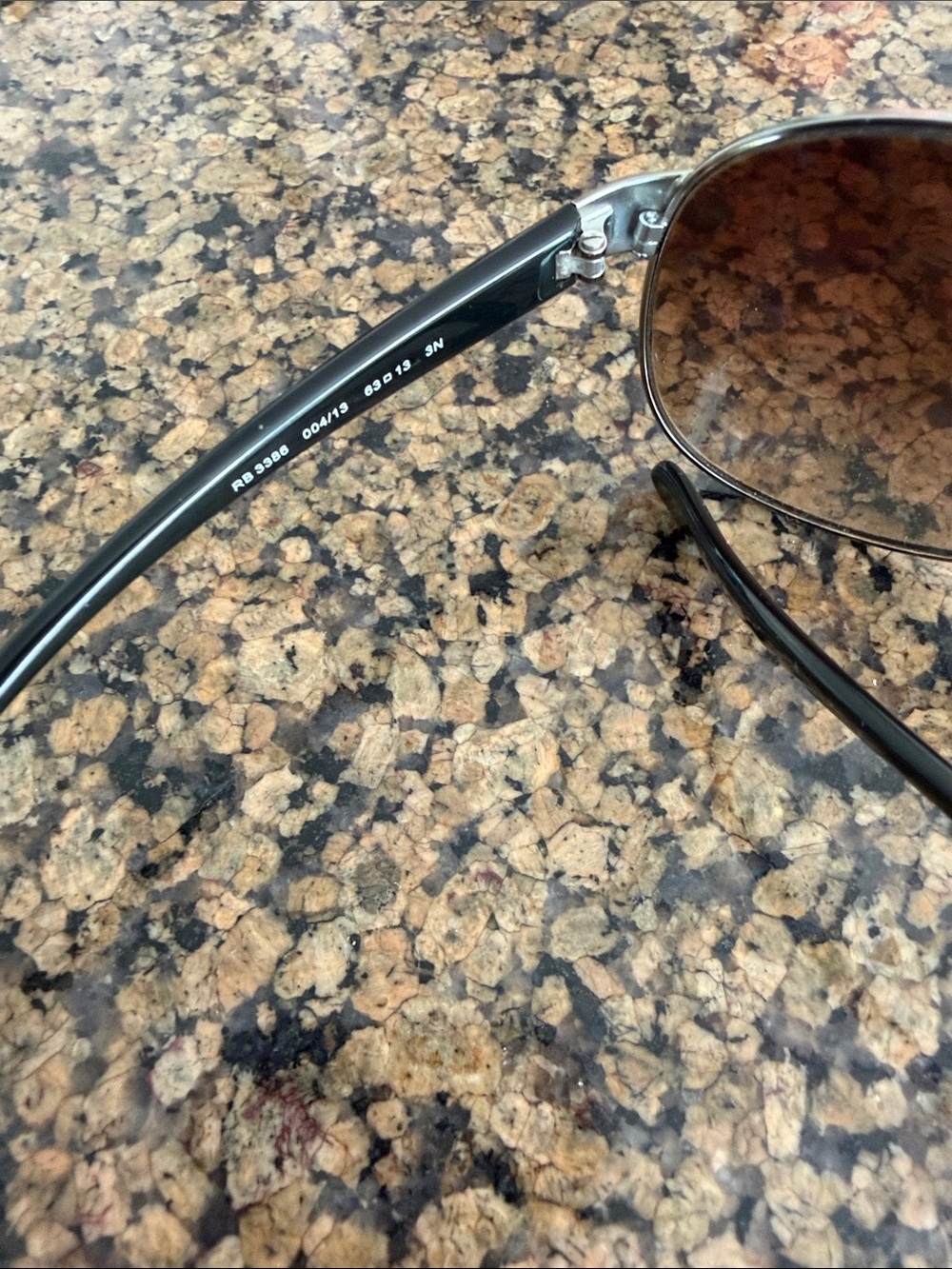 Ray-Ban Silver Frame Brown Lens Aviator Sunglasses - Picture 5 of 7